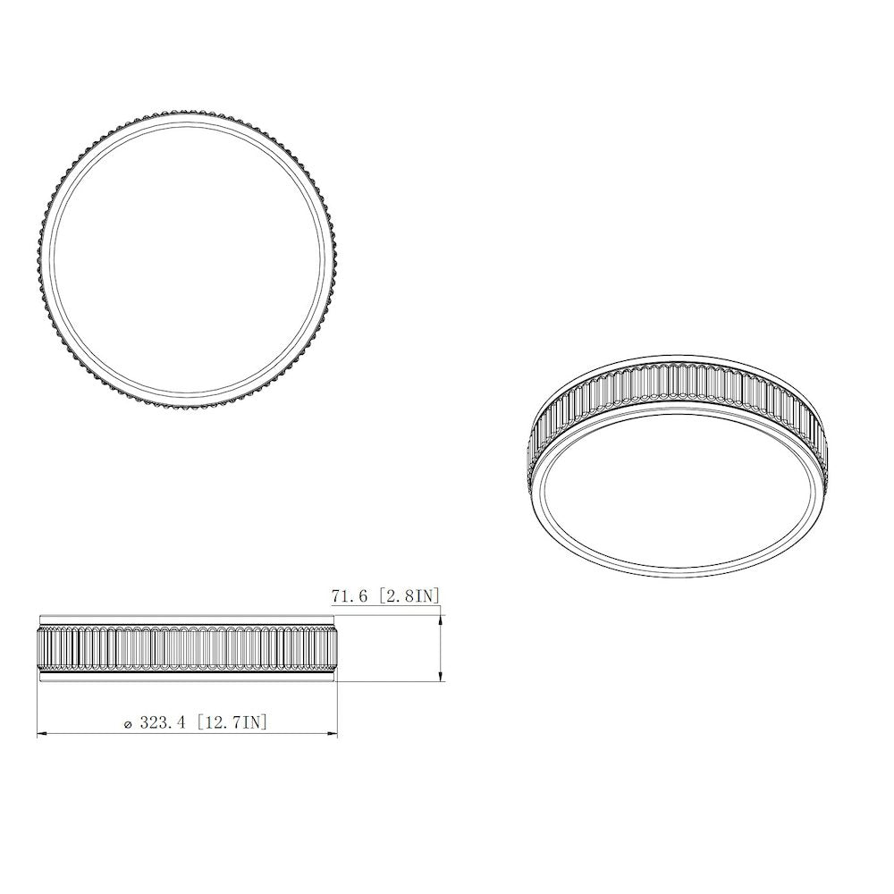 Z-Lite 1 Light Flush Mount