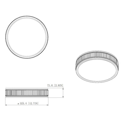 Z-Lite 1 Light Flush Mount