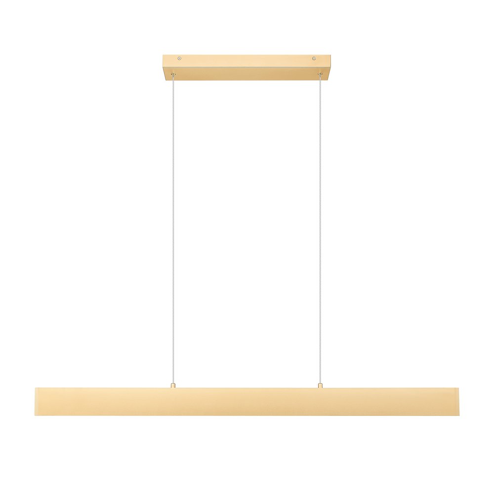 Z-Lite 1 Light Linear Chandelier, Gold