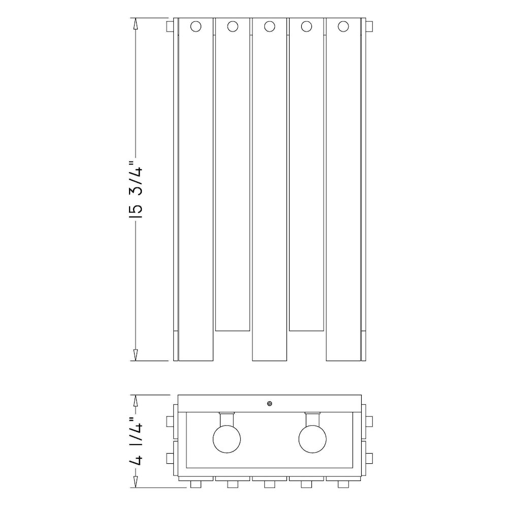 Z-Lite 4 Light Wall Sconce