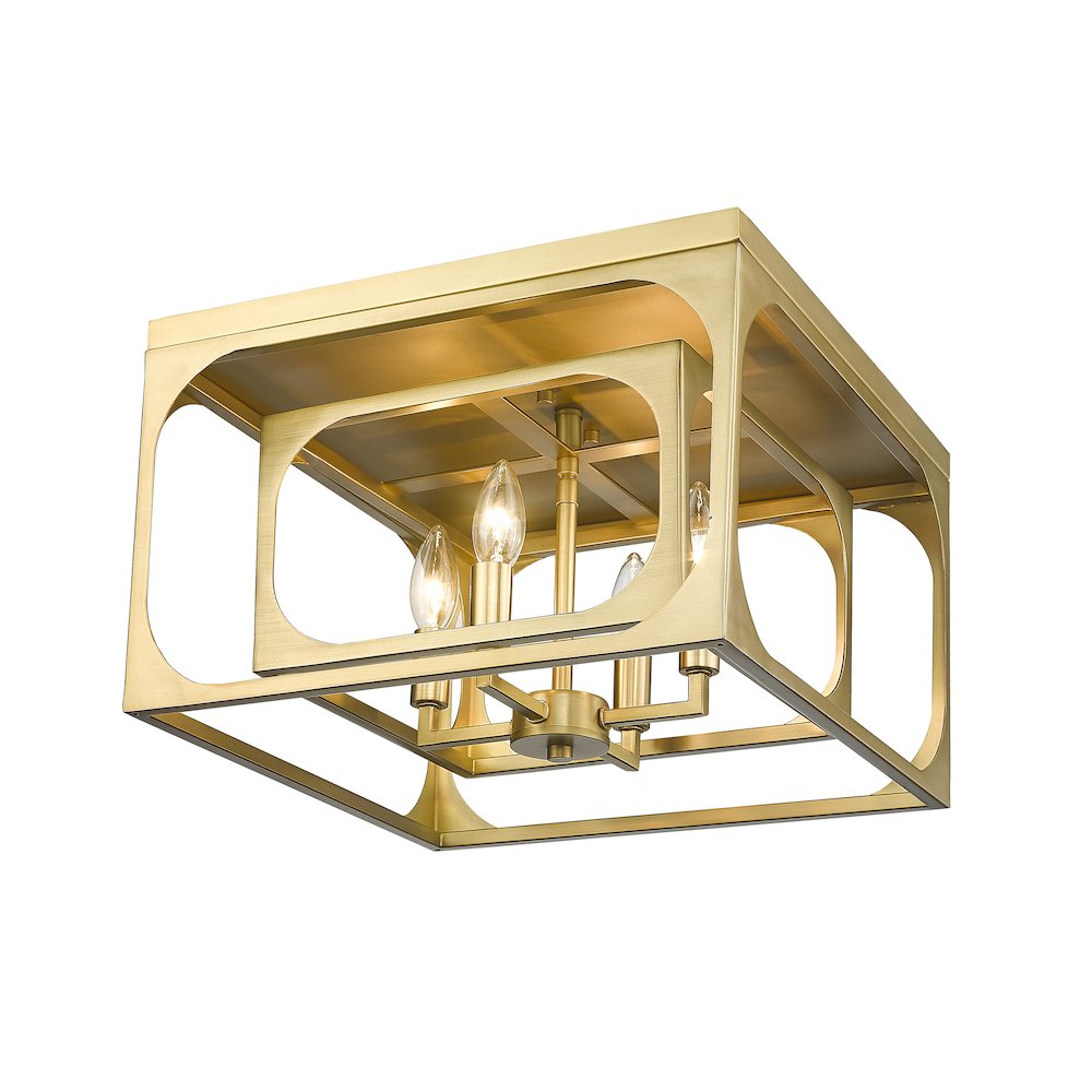 Z-Lite 4 Light Flush Mount