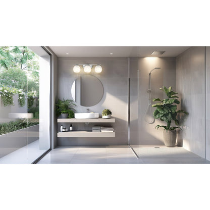Z-Lite 3 Light Vanity, Brushed Nickel
