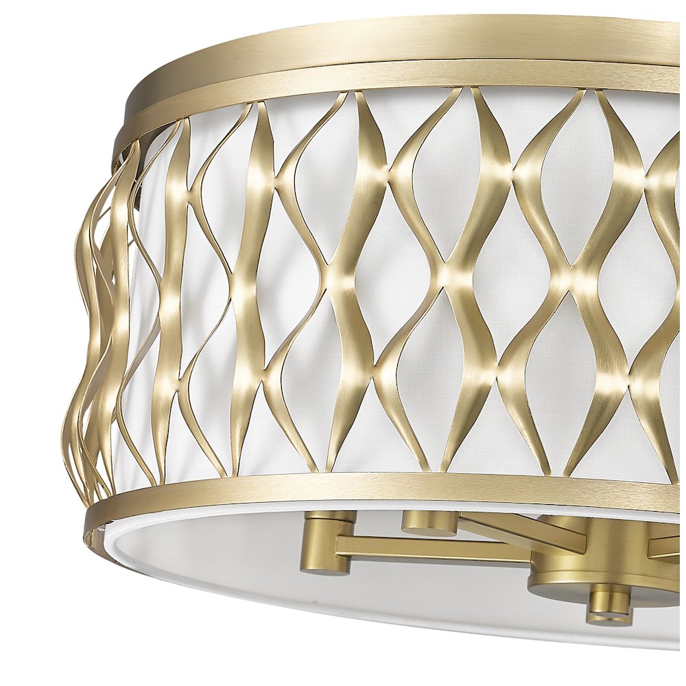 Z-Lite 5 Light Flush mount