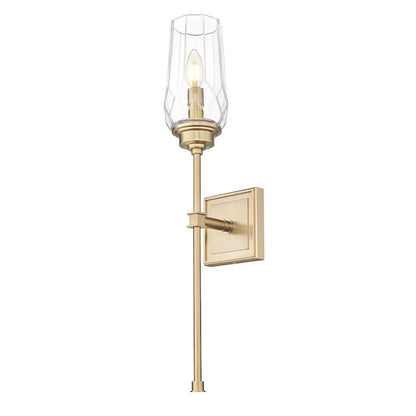 Z-Lite 1 Light Wall Sconce, Modern Gold
