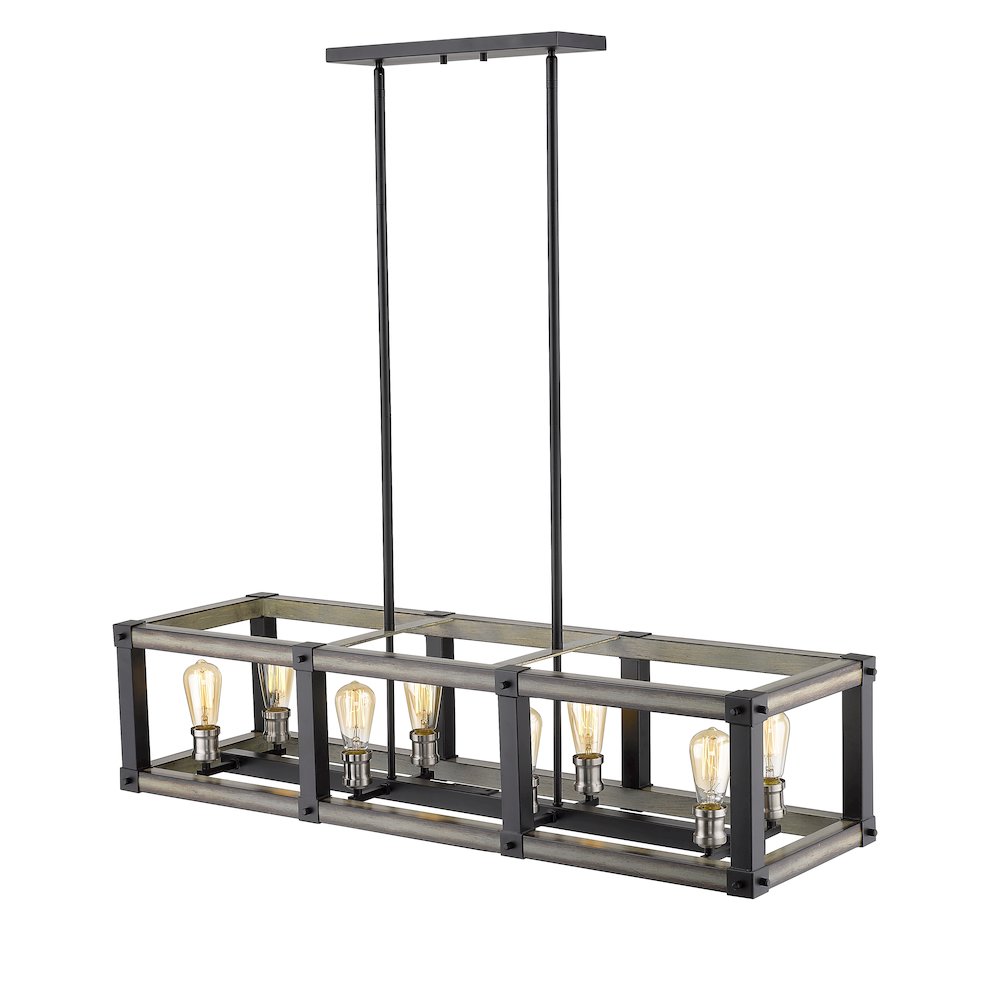 Z-Lite 8 Light Linear Chandelier