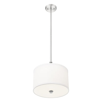 Z-Lite 1 Light Pendant, Brushed Nickel