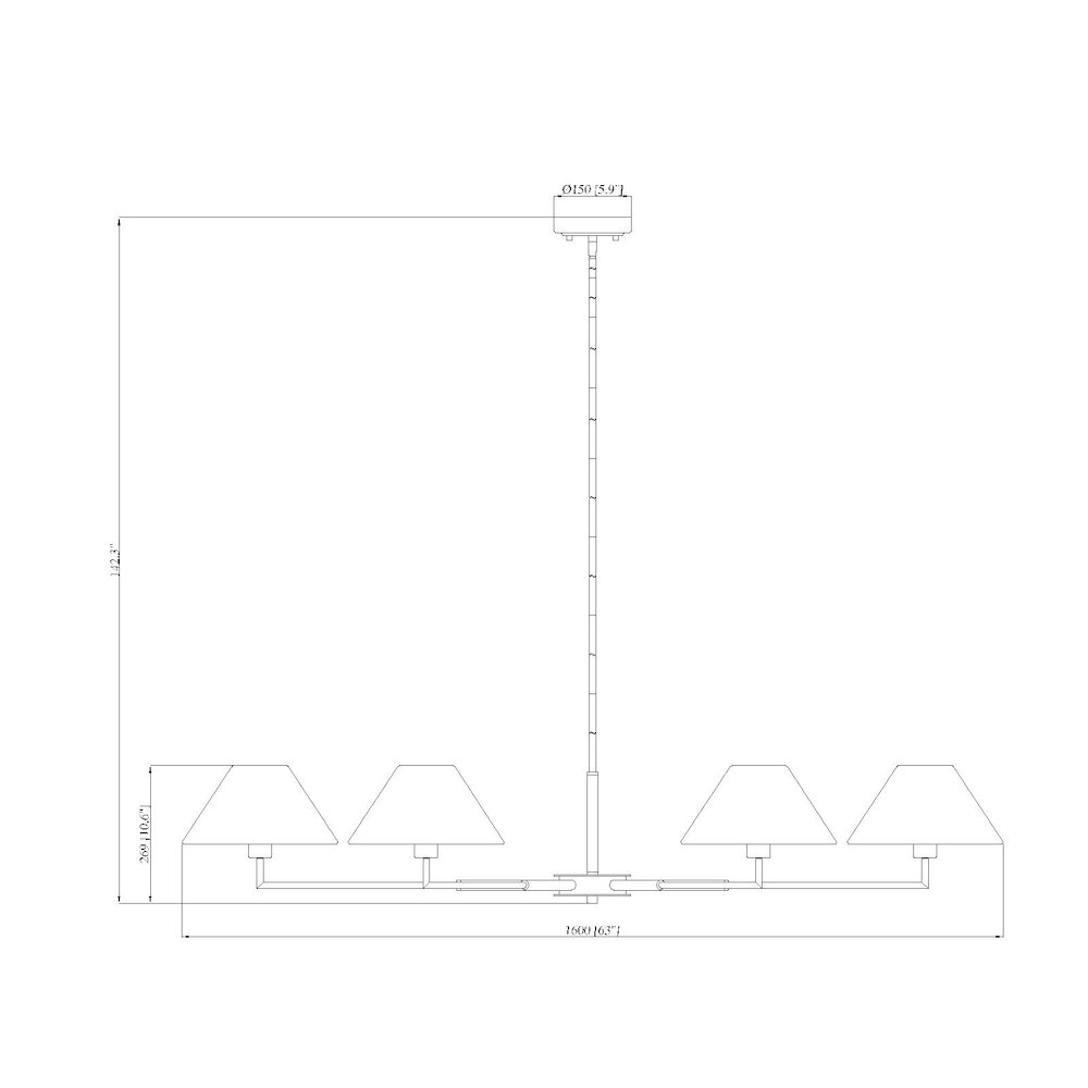 Z-Lite 6 Light Chandelier