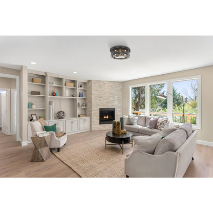 Z-Lite 4 Light Flush Mount