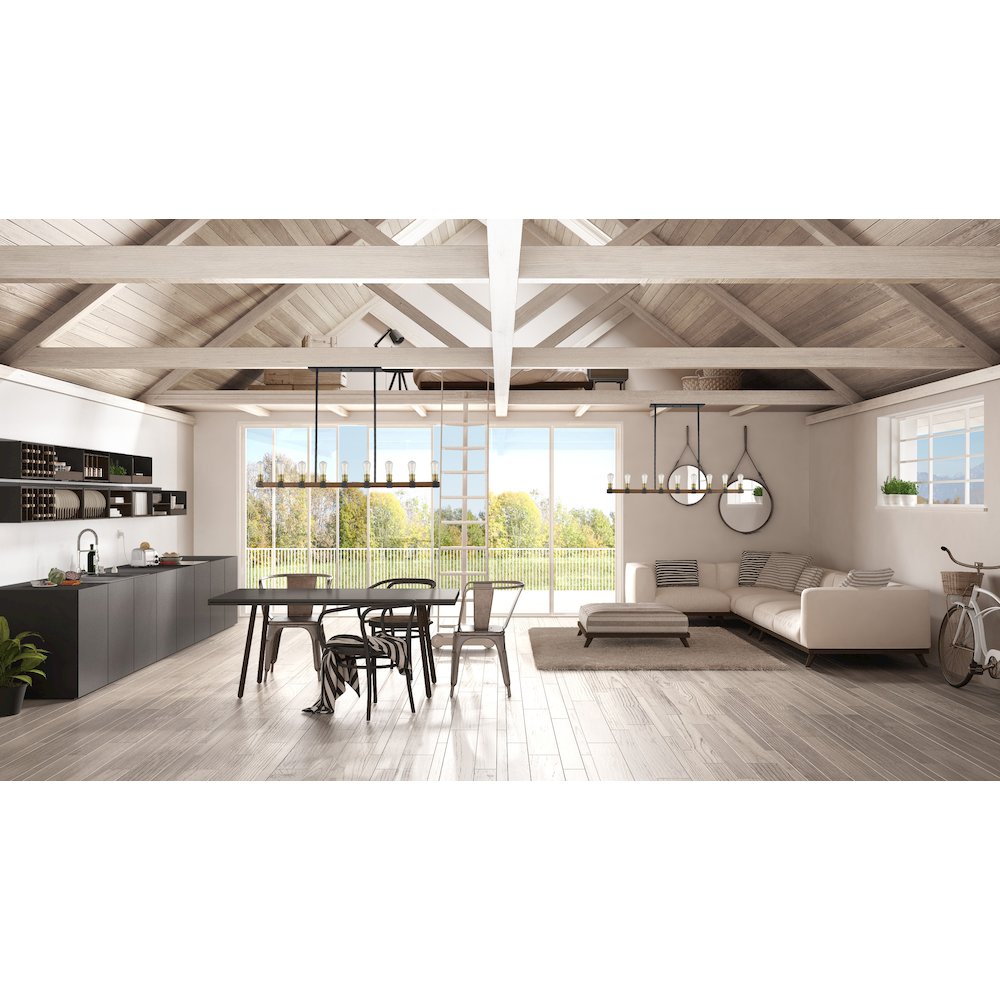 Z-Lite 9 Light Linear Chandelier
