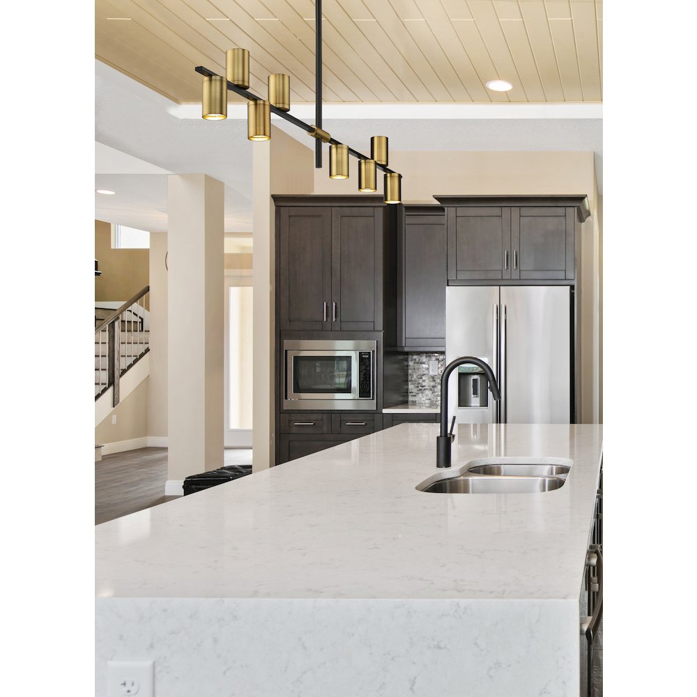 Z-Lite 8 Light Linear Chandelier