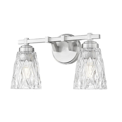 Z-Lite 2 Light Vanity, Brushed Nickel