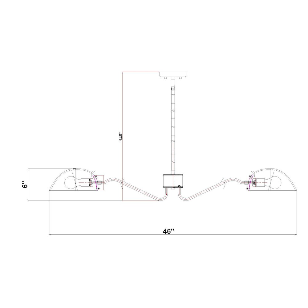 Z-Lite 8 Light Chandelier, Matte Black