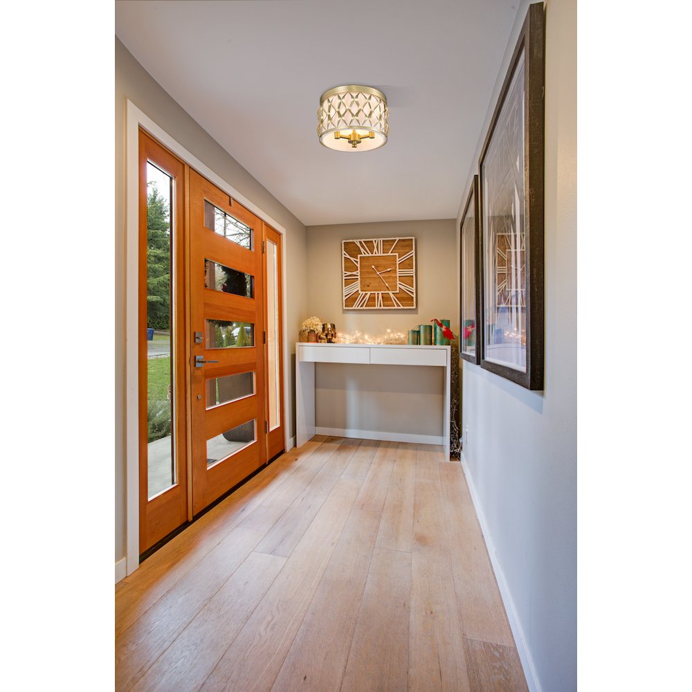 Z-Lite 3 Light Flush mount