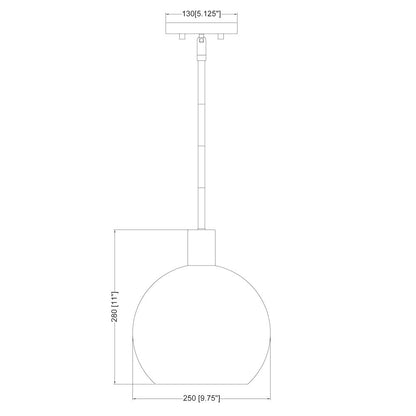 Z-Lite 1 Light Pendant