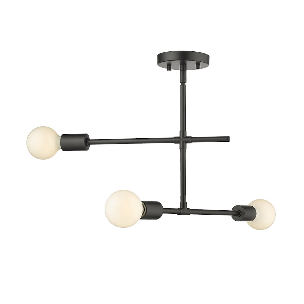 Z-Lite 3 Light Semi Flush Mount