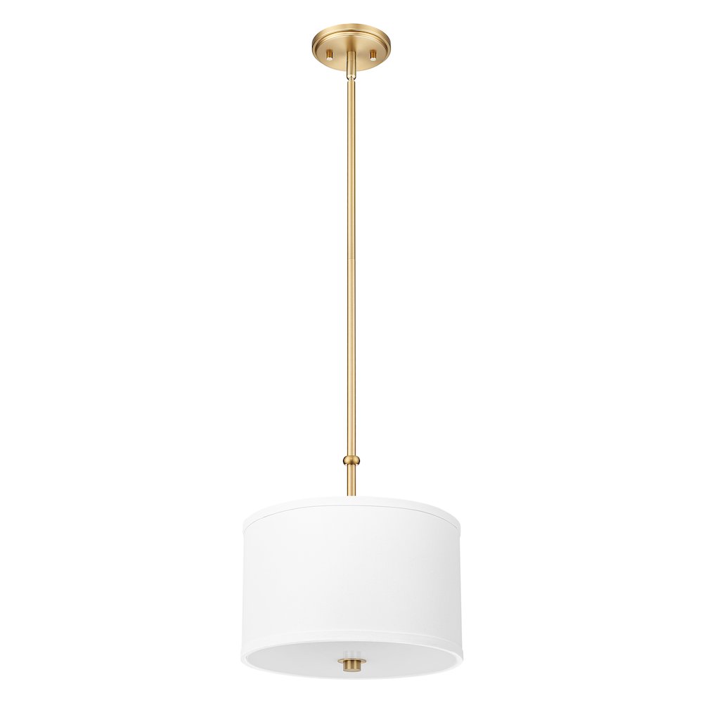 Z-Lite 1 Light Pendant, Modern Gold