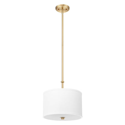 Z-Lite 1 Light Pendant, Modern Gold
