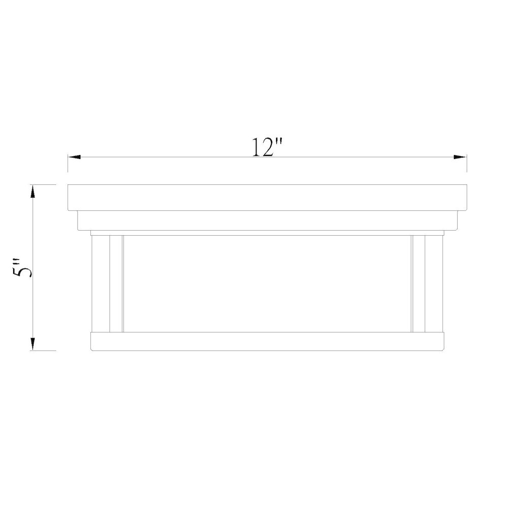 Z-Lite 2 Light Flush Mount