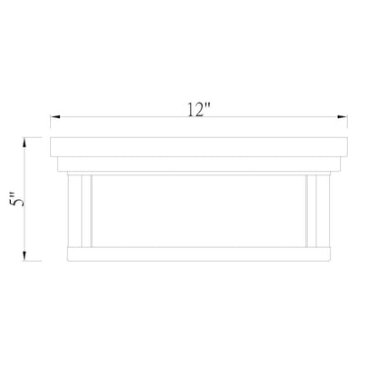 Z-Lite 2 Light Flush Mount