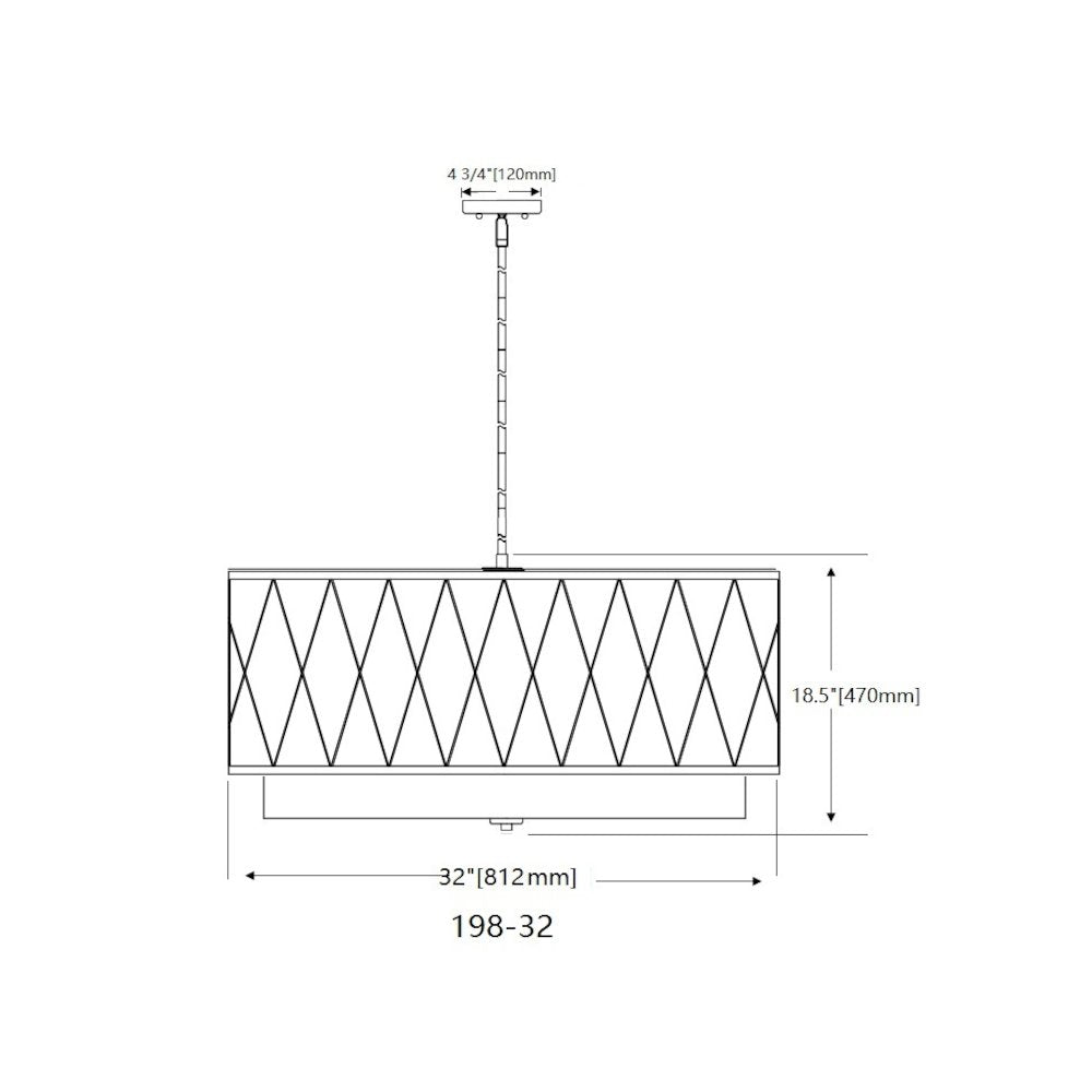 Z-Lite 5 Light Pendant