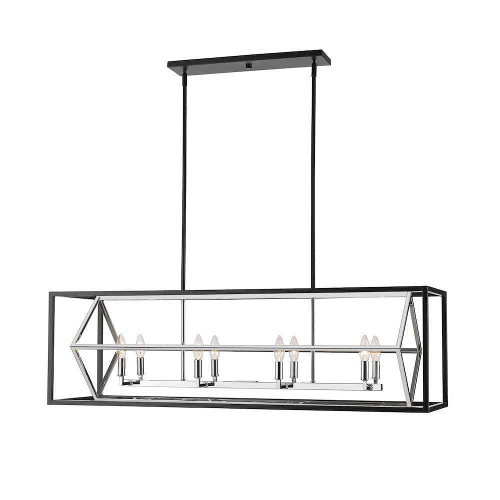 Z-Lite 8 Light Linear Chandelier