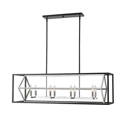 Z-Lite 8 Light Linear Chandelier