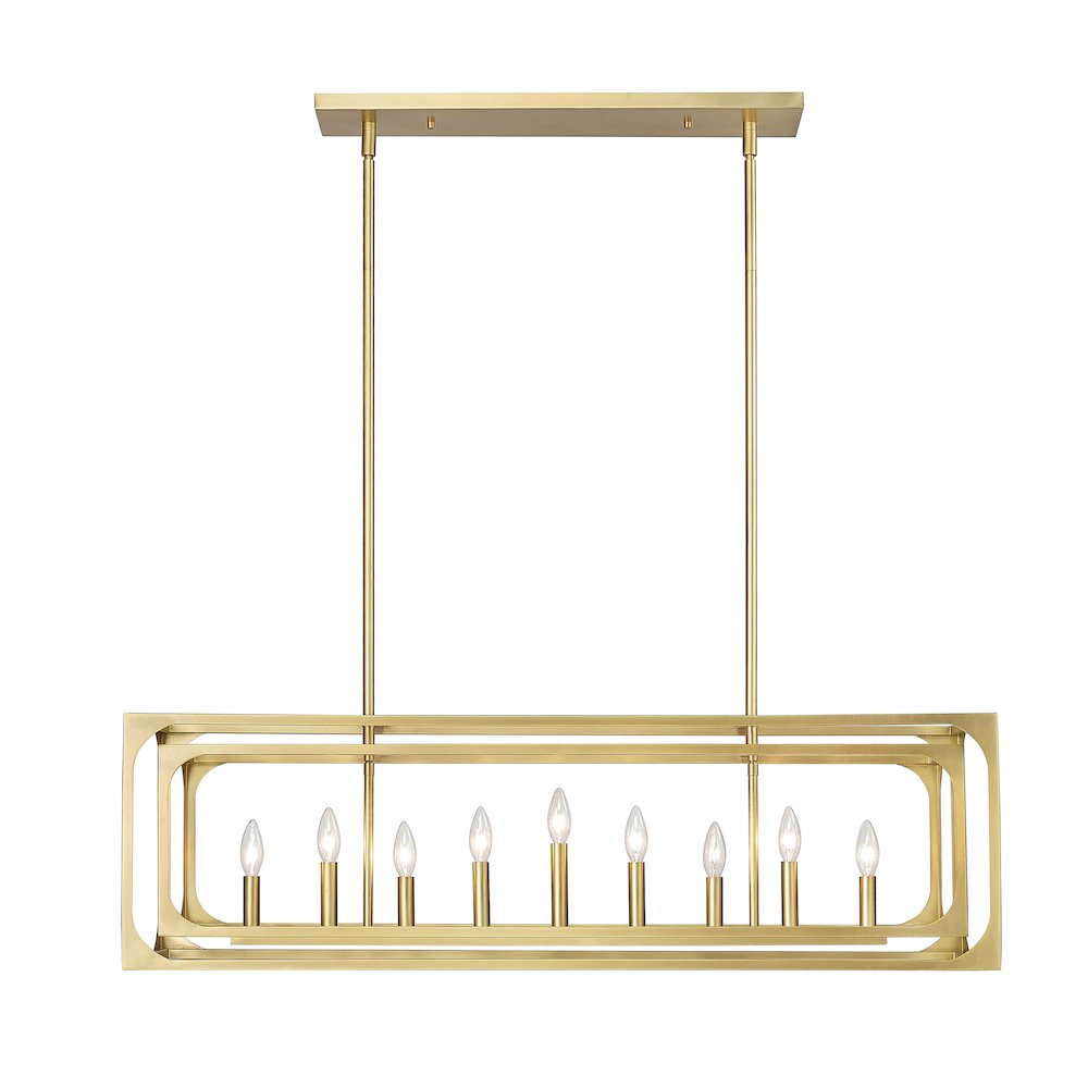 Z-Lite 9 Light Linear Chandelier