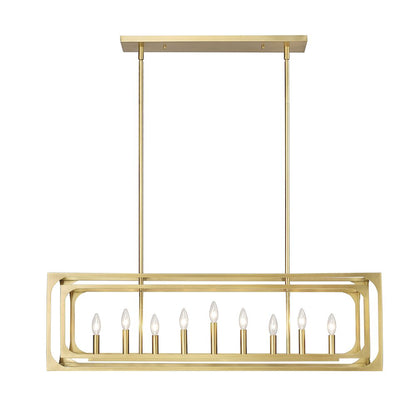 Z-Lite 9 Light Linear Chandelier
