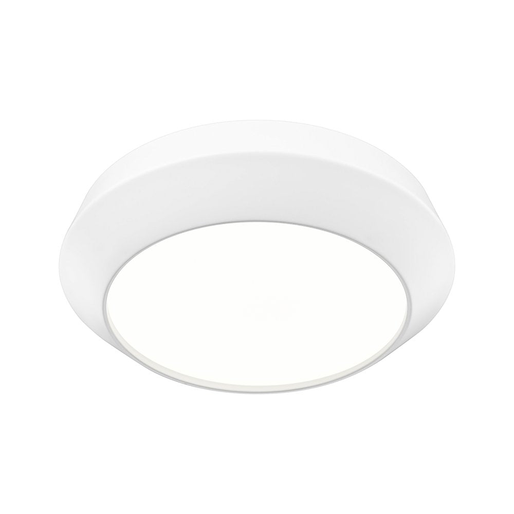 Z-Lite 1 Light Flush Mount, Matte White