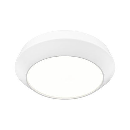 Z-Lite 1 Light Flush Mount, Matte White