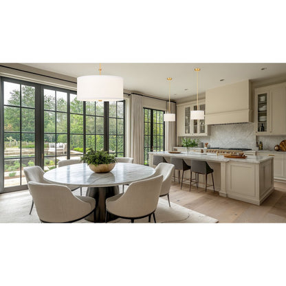 Z-Lite 1 Light Pendant, Modern Gold