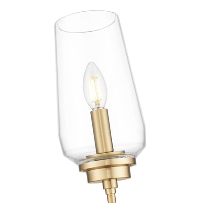 Z-Lite 1 Light Wall Sconce, Modern Gold