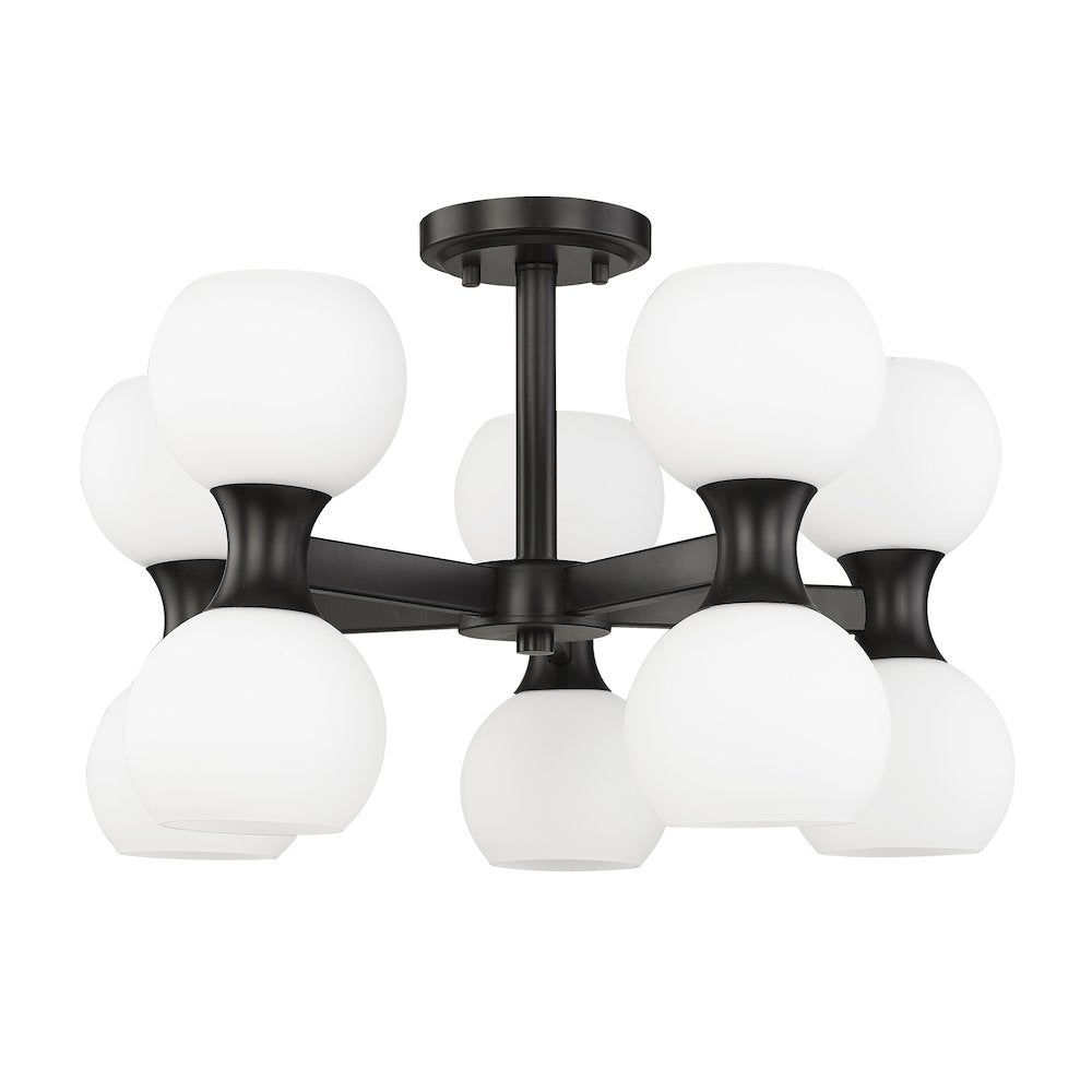 Z-Lite 10 Light Semi Flush Mount
