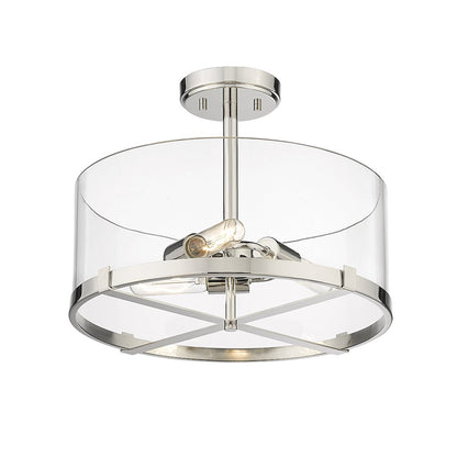 Z-Lite 3 Light Semi Flush Mount