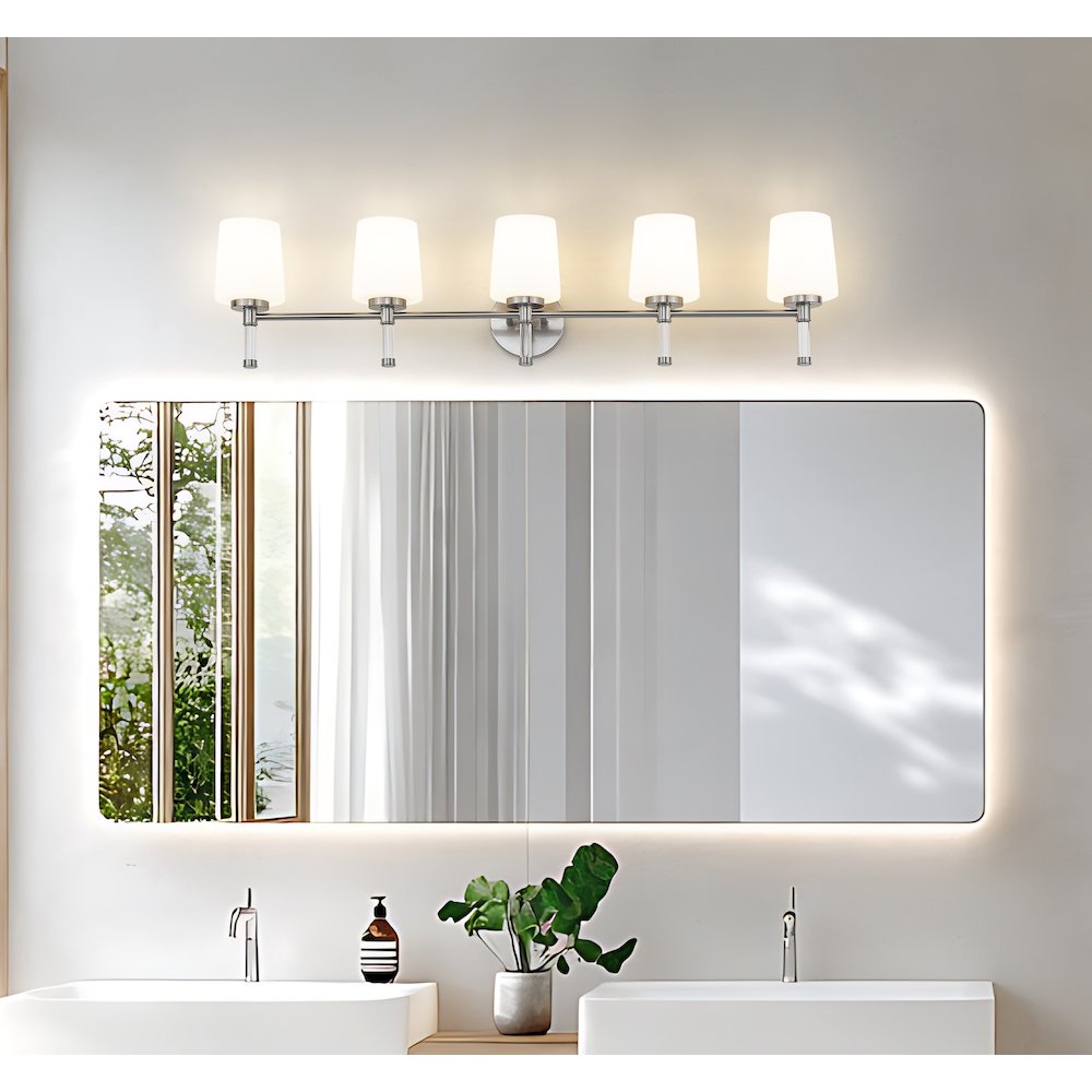 Z-Lite 5 Light Vanity, Brushed Nickel