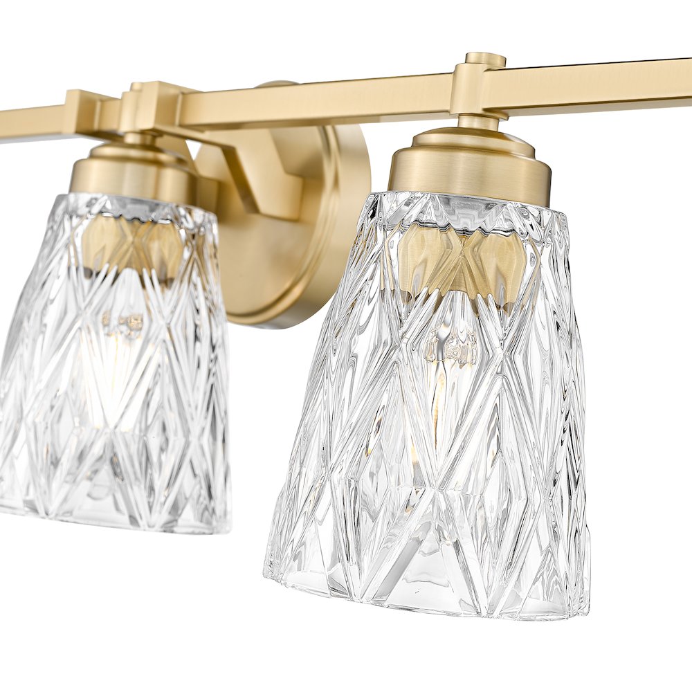 Z-Lite 5 Light Vanity, Modern Gold