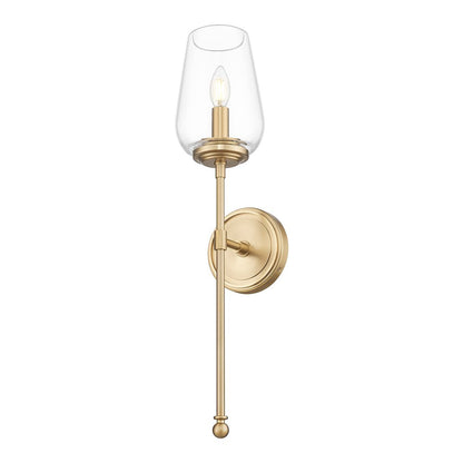 Z-Lite 1 Light Wall Sconce, Modern Gold