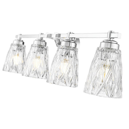 Z-Lite 4 Light Vanity, Chrome