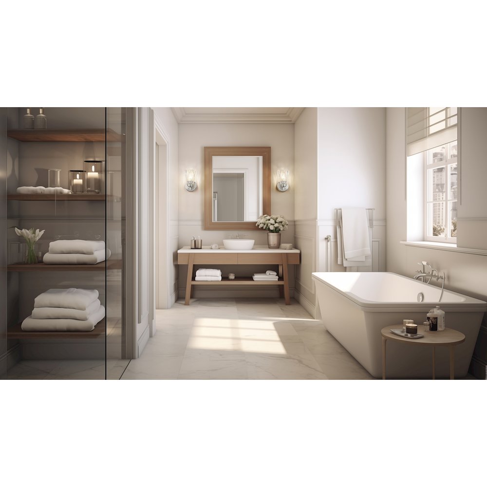 Z-Lite 1 Light Wall Sconce, Brushed Nickel