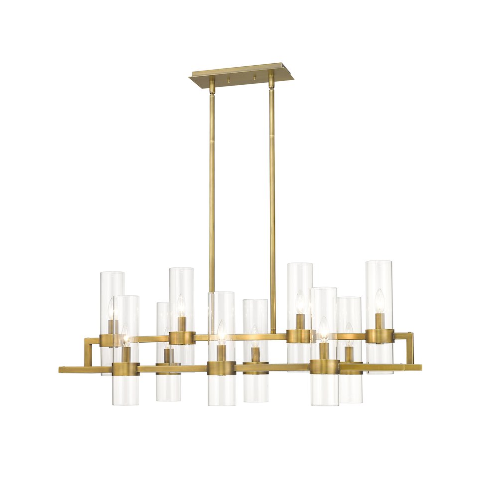 Z-Lite 10 Light Linear Chandelier