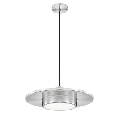 Z-Lite 1 Light Pendant, Brushed Nickel