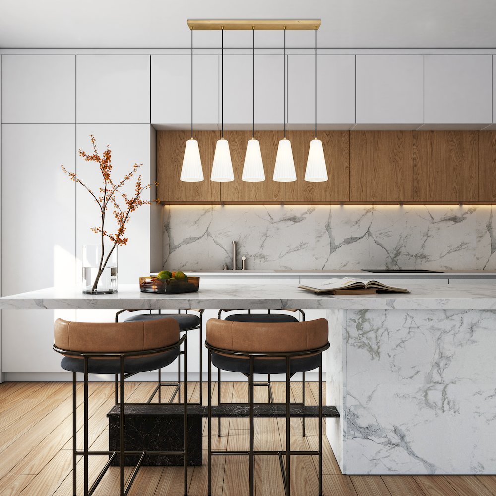 Z-Lite 5 Light Linear Chandelier