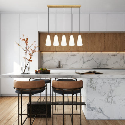 Z-Lite 5 Light Linear Chandelier