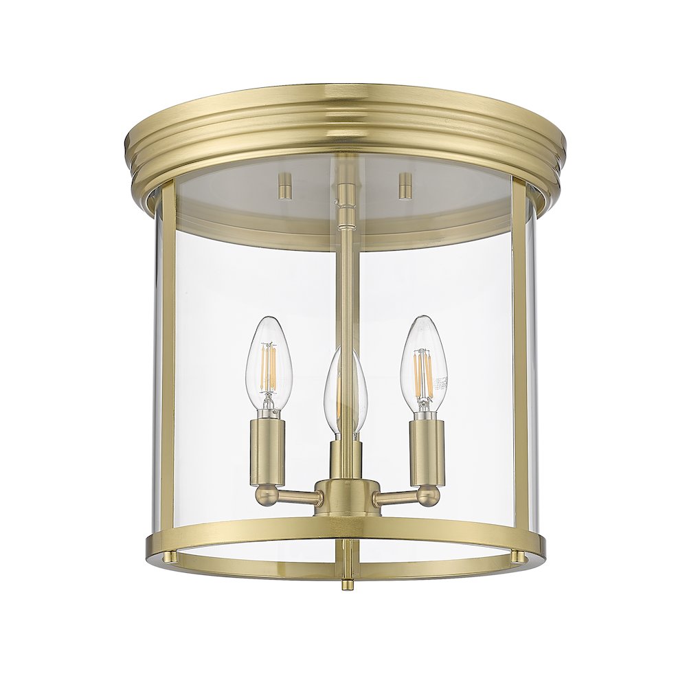 Z-Lite 3 Light Flush Mount