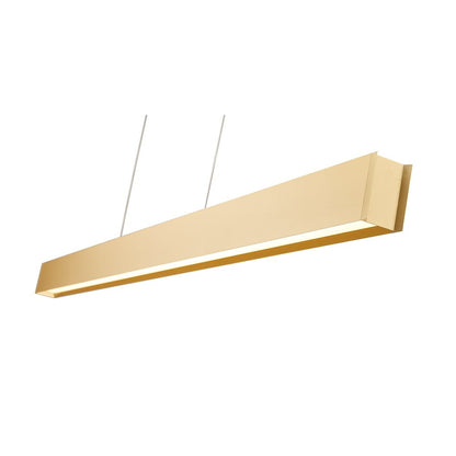 Z-Lite 1 Light Linear Chandelier, Gold