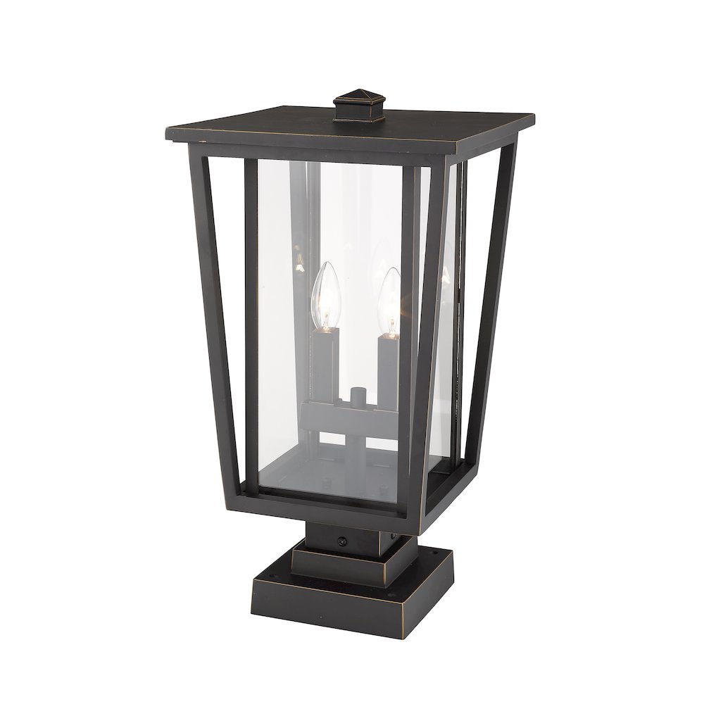 Z-Lite 2 Light Outdoor Pier Mounted Fixture