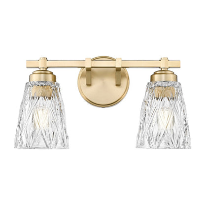 Z-Lite 2 Light Vanity, Modern Gold