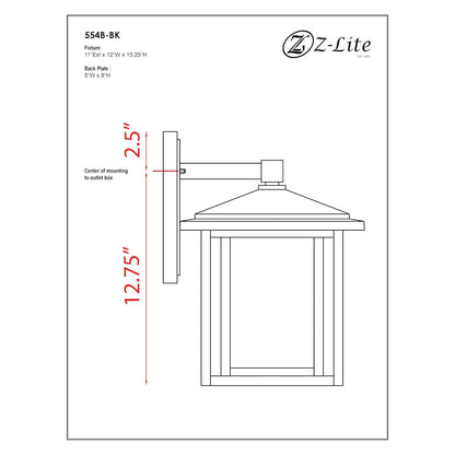Z-Lite 1 Light Outdoor Wall Light