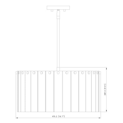 Z-Lite 5 Light Pendant