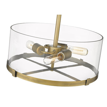 Z-Lite 3 Light Semi Flush Mount
